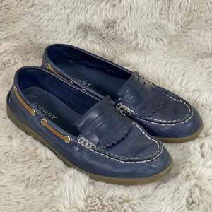 Sperry Memory Foam Top Sider B Loafer Leather  Women 8.5/Men’s 7